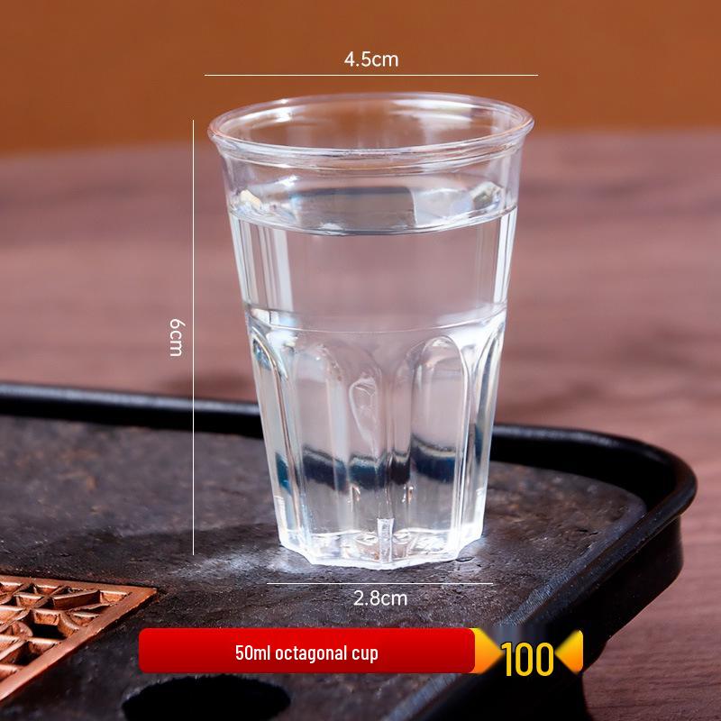 Disposable Thickened Transparent Kung Fu Tea Cup - Anti-scalding, Food-grade, Small Baijiu Tasting Cup