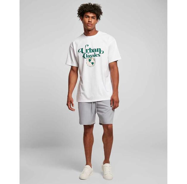 Urban Classics T-Shirt mit kurzen Ärmeln Organic Globe Logo