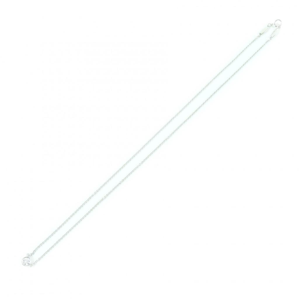 Great TIFFANY&Co. Necklace By the Yard 0.23ct /I/ VVS1/ 3EX NONE 74960847 PT950 Used