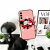 Chinese Doll P-Pucca Phone Case For Samsung Galaxy A73,A72,A71,A70,A53,A52,A51,Soft Silicone Black Cover
