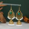Rhinestone Bell Tassel Earrings: Exotic Ethnic Court Style for Women