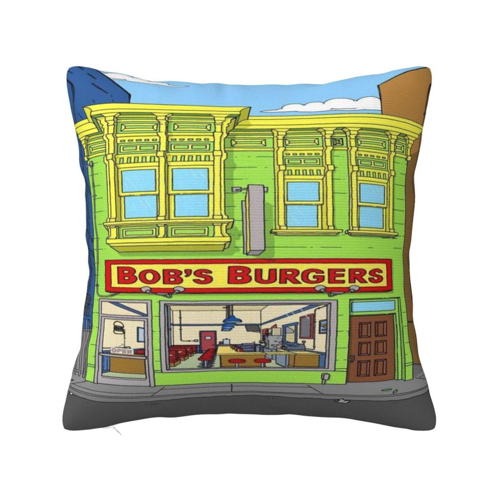 Trendy Car Bobs Funny B-Burgersdecoration Pillowcase Accessories Pillow Covers Square Multiple Sizes