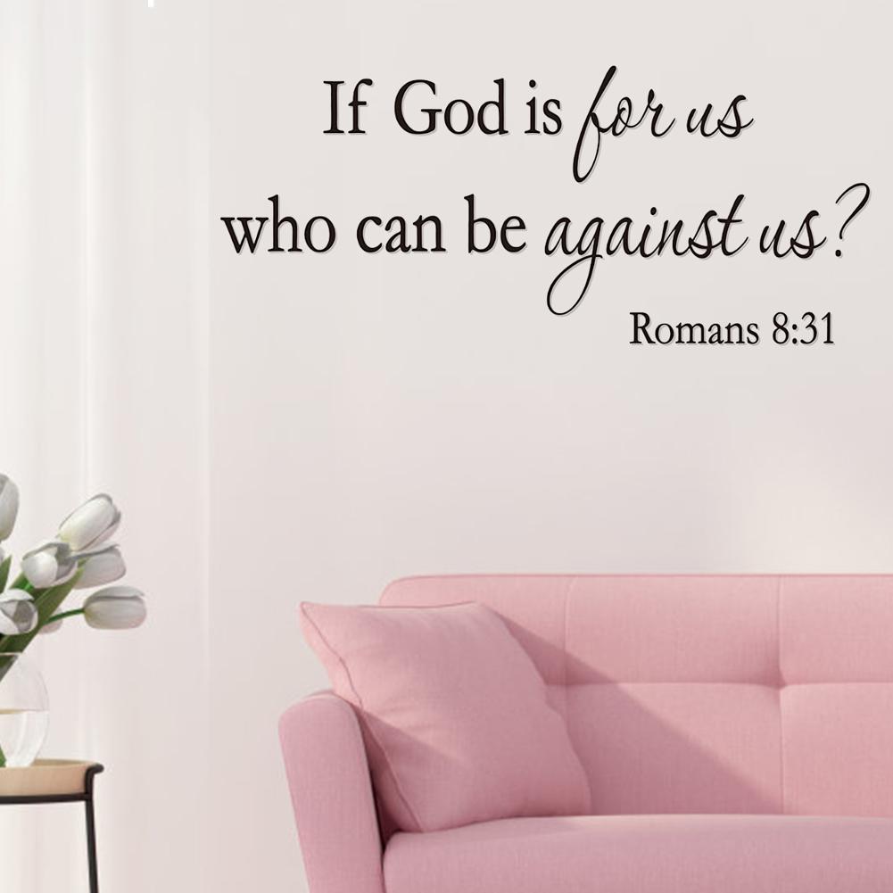 Adhesive Quote Motto Wall Sticker Bedroom Living Room Wall Decal Home Decoration