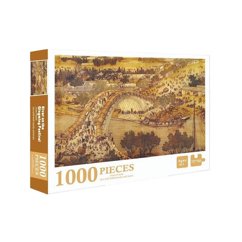 1000 Piece Jigsaw Puzzle Mind-boggling Landscape Puzzle Toy