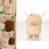Highland Cow Plush Toy For Home Decor And Play Scottish Cattle Stuffed Animal