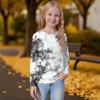 Children's Long-sleeved O-neck Top Printed Daily Casual
