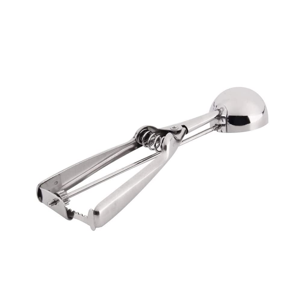 Stainless steel ice cream easy to and available in three sizes for kitchens and restaurants scoop, clean, (40mm)
