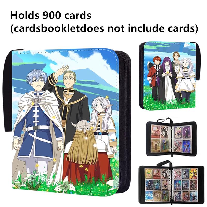 Anime Frieren: Beyond Journey's End 400pcs/900pcs Card Album Book Collection Card Zipper Game Cards Binder Holder Kids Gifts
