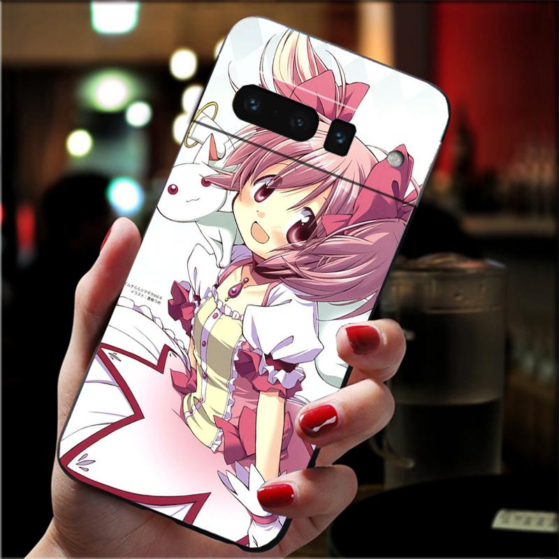 For Google Pixel 10 9 Pro XL Silicone Phone Soft Case For Google Pixel 9A 8A 7A 6A 5 Cover Shell Puella Magi Madoka Magica