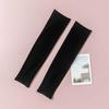2Pcs Summer Ice Silk Arm Sleeves UV Protection Breathable Anti-slip Elastic