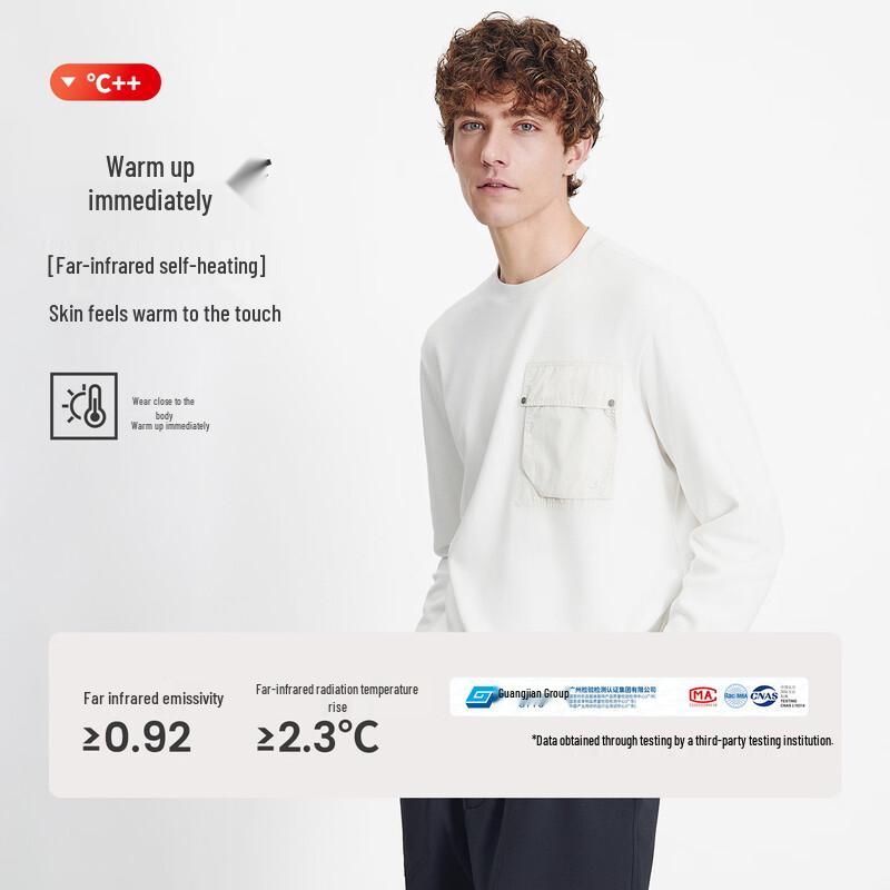 Navigare Men's 2025 A/W Fleece Lined Crew Neck Pullover