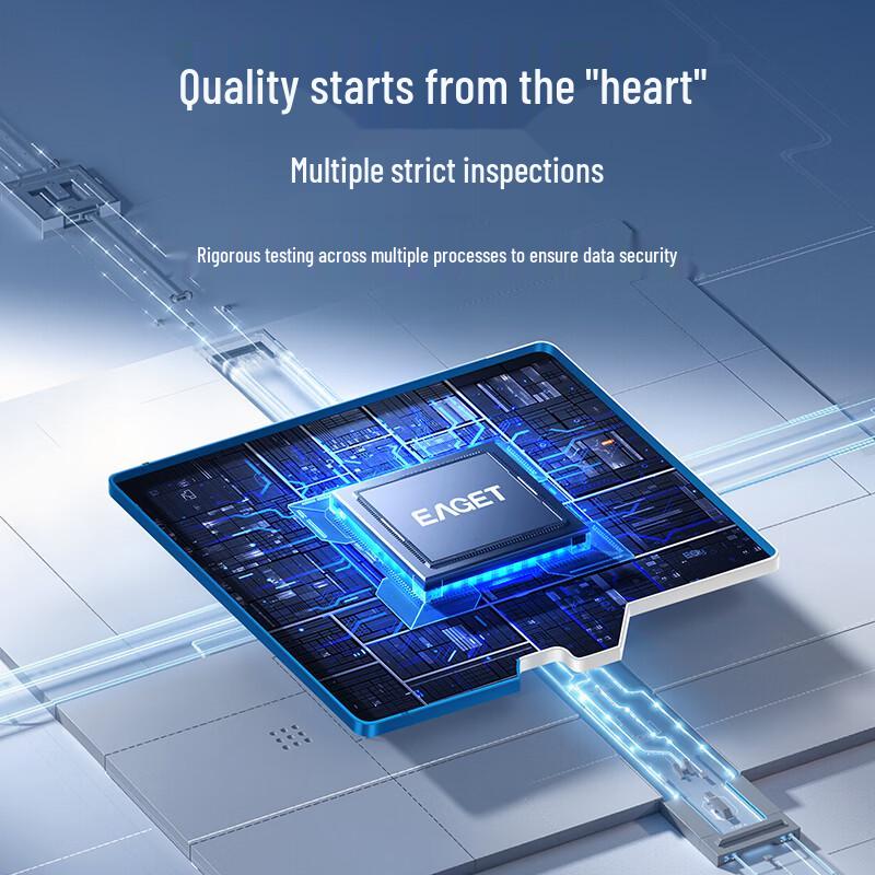 EAGET 64GB U3 V30 MicroSD Card for Dash Cams & Surveillance