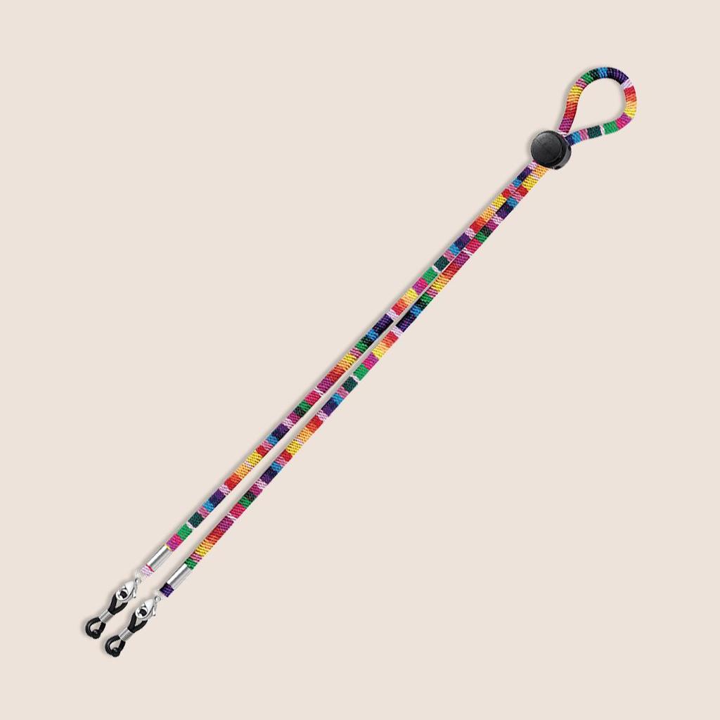 Ethnic Round Button Adjustable Anti-slip Eyeglass Retainer Strap