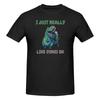 Piece Singing Dinos Funny  Cotton TShirt I Just Really Like Tops Tees For Unisex