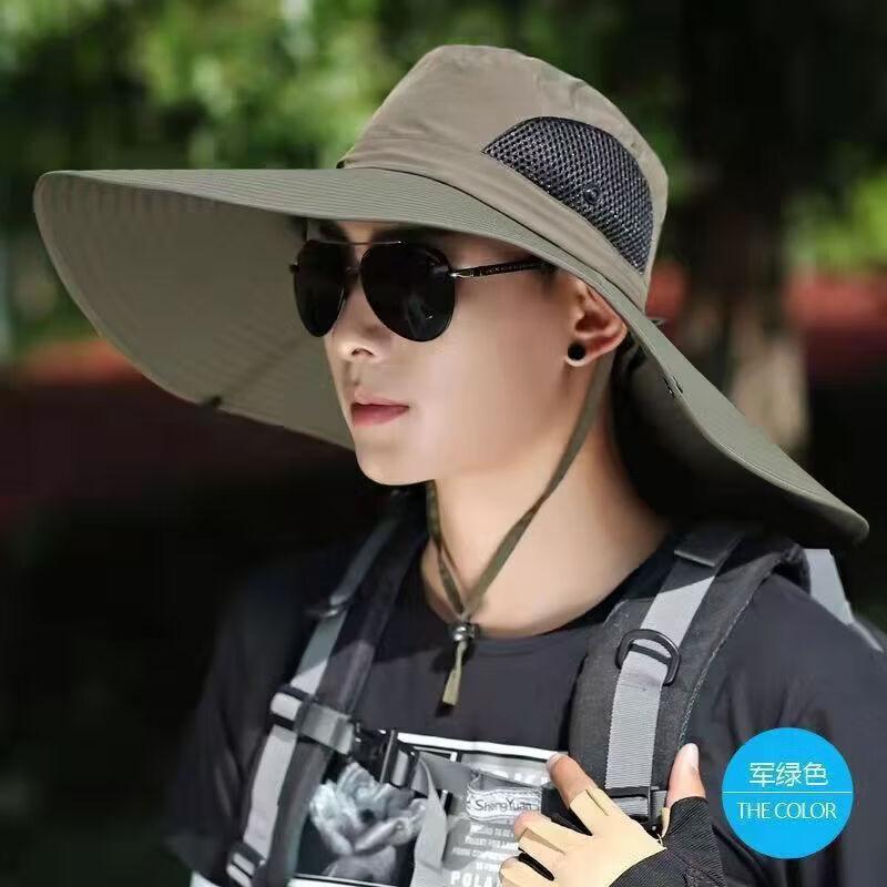 Unisex Outdoor Wide Brim Sun Hat