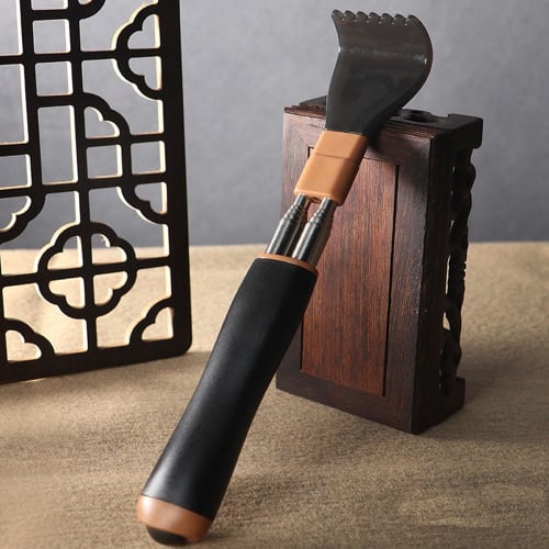 Portable Back Scratcher with 5 Extension Levels, Durable and Smooth Tip, Adjustable Length from 22 To 54cm