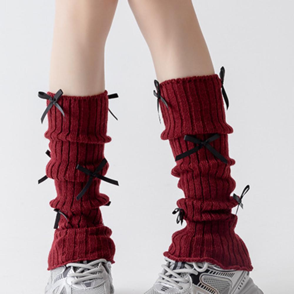 Harajuku Foot Warmers Warm Knit Bubble Socks Japanese Boot Socks  for Women & Girls