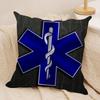 EEMT EMS Ambulance Cushion Cover Soft Plush Fabric DoubleSided Printed Sofa Cushion Cover for All Seasons Home Decor Gift