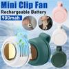 Mini Clip Fan with 3 Speeds Shirt Fan Rechargeable Battery Personal Body Fan for Outdoor Work Hiking Travel