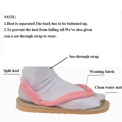 Fashion Hot Anime Demon Slayer Kimetsu No Yaiba Cosplay Accessories Kamado Nezuko Cosplay Clogs Kimono Flip-flops Geta Slippers Shoes