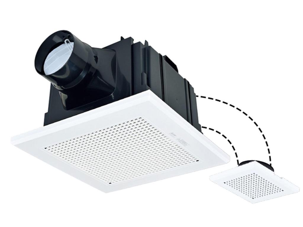 Mitsubishi Electric Ceiling Recessed Ventilation Low Noise Type for 2 Rooms (MITSUBISHI ELECTRIC) Fan, VD-13ZFC14