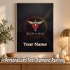 Bon Jovi Custom Name Text 5D Diamond Painting Kit DIY Full Drill Diamond Art Decoration