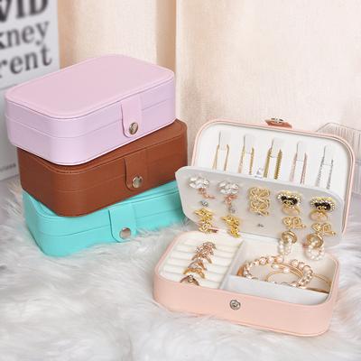 Simple and Portable Antioxidant Jewelry Box Travel Jewelry Storage Bracelet Jewelry Earrings Storage Jewelry Box