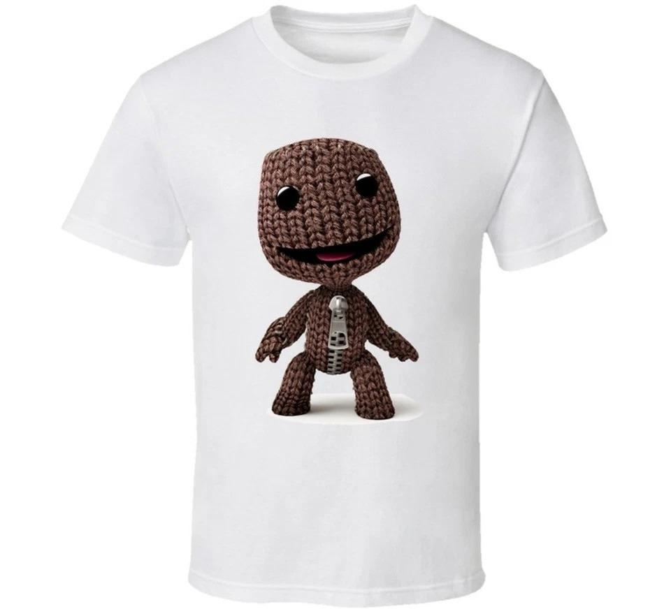 

Little Big Planet Classic Electronic Game 3D Printed Mens and Womens Tshirt Shirt Protagonist Sackboy Round Neck Unisex Top L