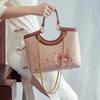Mother'S Day Gift Embroidery New Chinese-Style Large-Capacity Portable Lady'S Mother Bag Atmospheric High-End Messenger Women'S Bag