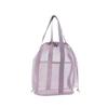 EMY-li Beach Bag, Mesh Bag, Small, Compact (Purple)