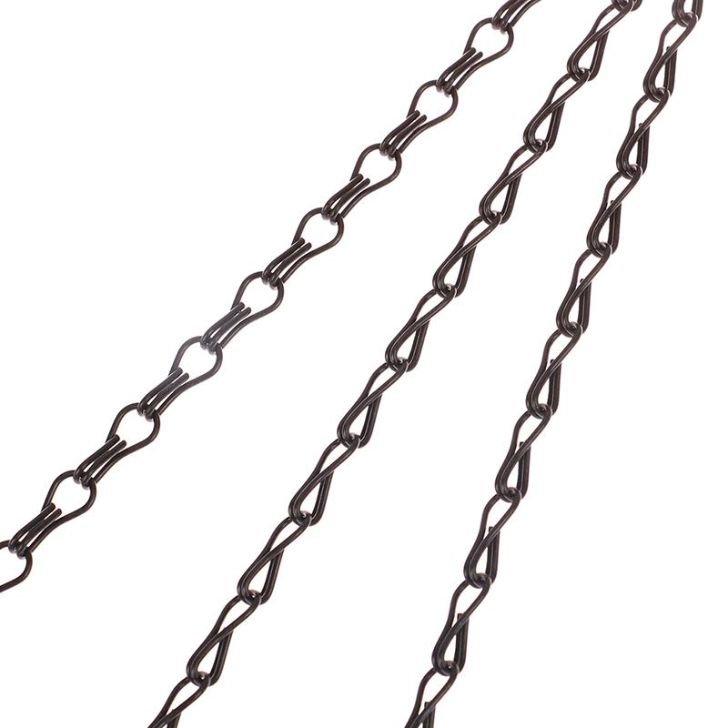 1Pc 40/50Cm Imitation Rattan Hanging Basket Flower Pot Chain With 3 Hooks Chains Plants Plant Grow Basin Home Garden Decor