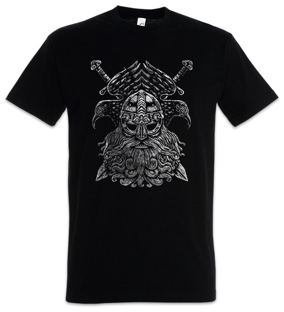 Odhin VI Herren T-Shirt Odhins Wölfe Geri Freki Wolves Paganism Newpaganism XXXXL