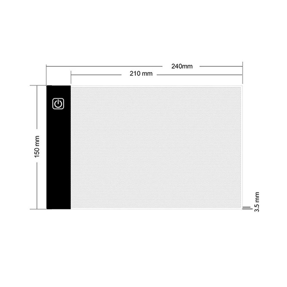 A3 A4 A5 Light Pad Kit Light Board for Accessories Diamond Art Sketching Art Light Board
