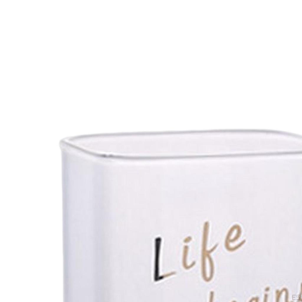 Drinking Glasses Glass Can Transparent Cups Tumbler for tea Party Home