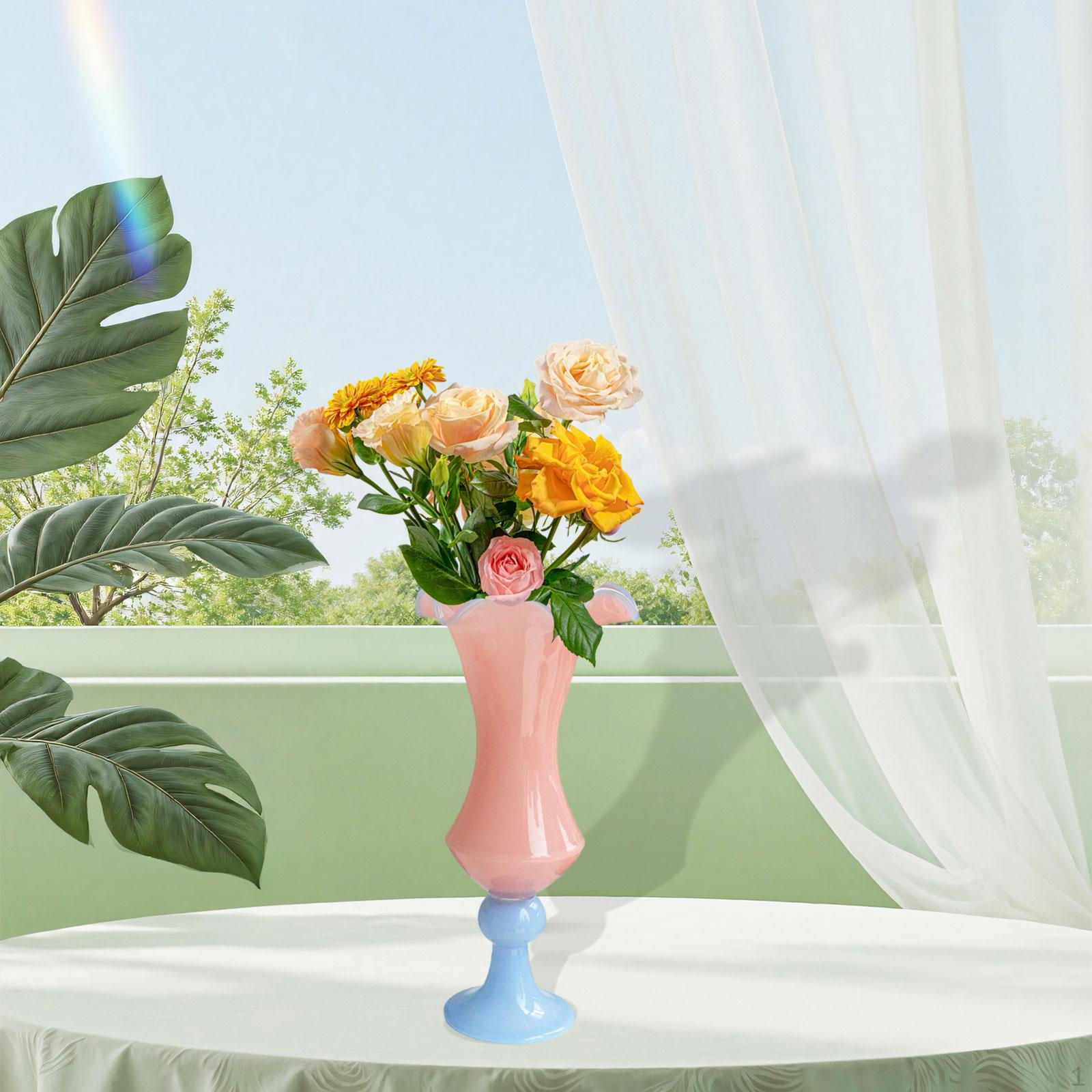 

Flowerpot Glass Vase Art Piece for Indoor Office And Garden Use