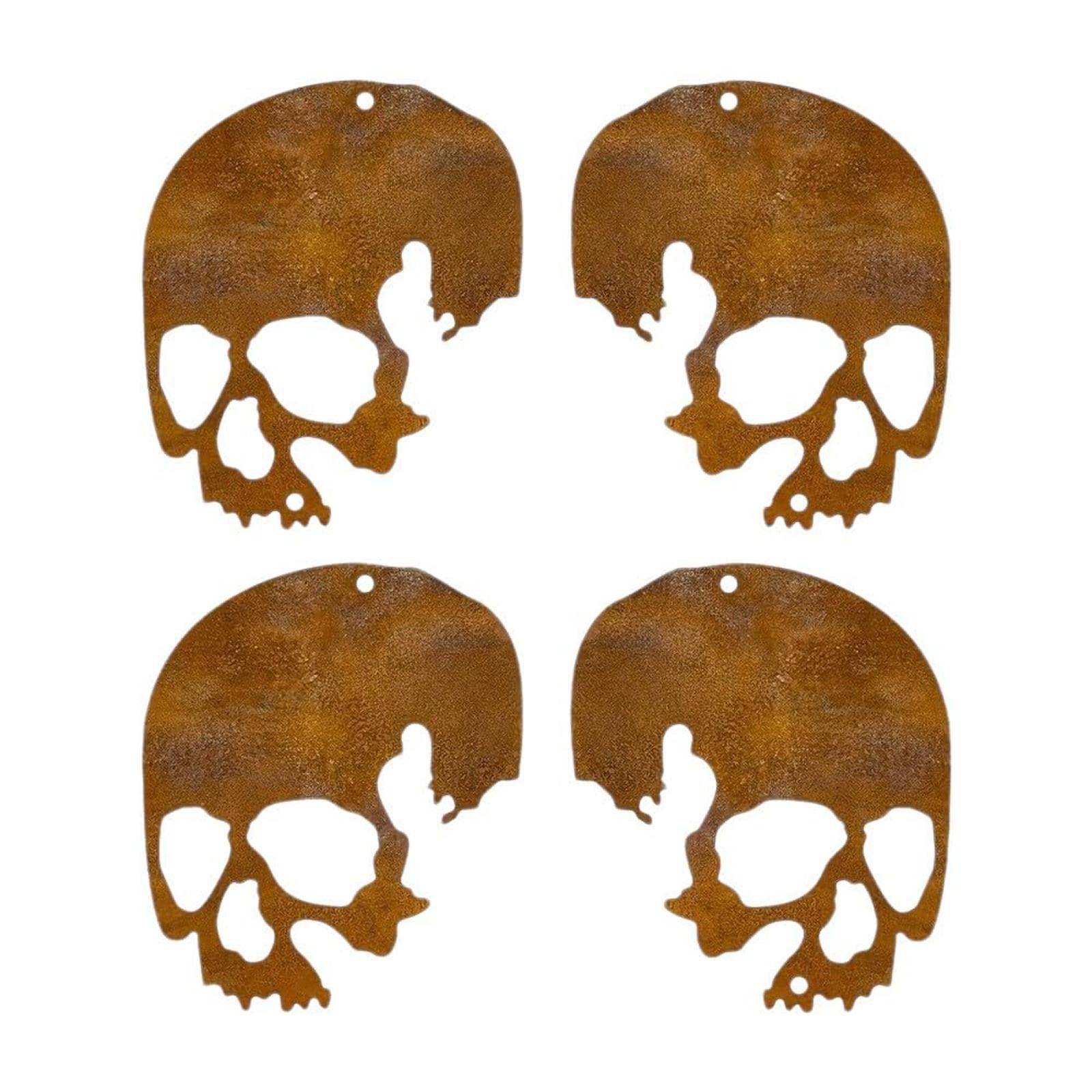 Rusted Hanging Ornament for Outdoor Garden Yard Halloween Decoration One Size