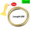 5M Car Moulding Decoration Flexible Strips Interior Auto Car Cover Trim Dashboard Door Edgein Car-styling Universal