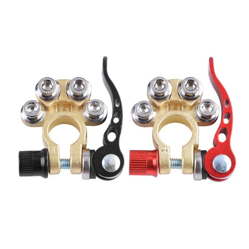 

1 пара 12 В 24 В Клеммы автомобильного аккумулятора Быстроразъемные Автомобильные Кабели Разъемы Провод Кабель Отключающие Разъемы Автоаксессуары