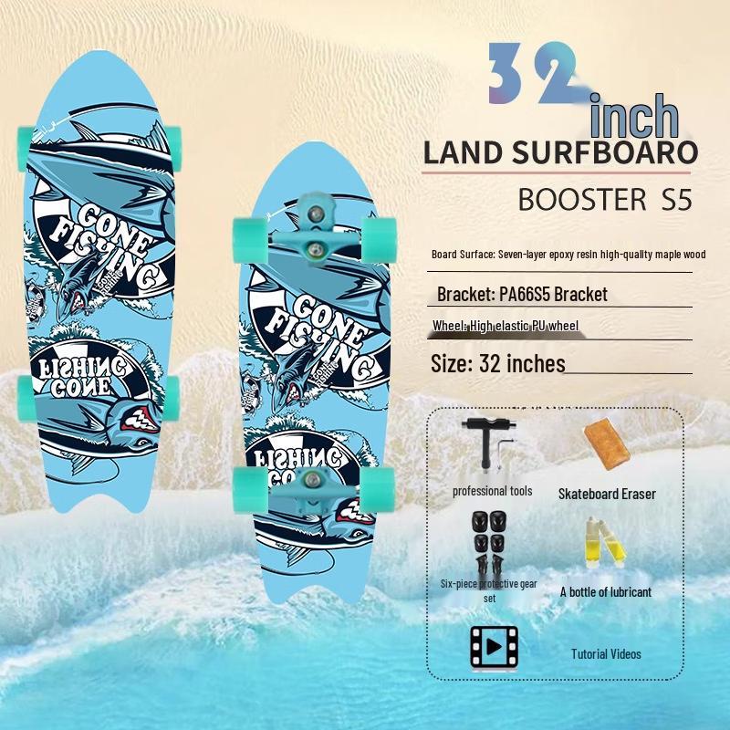 MDUG Land Surfboard Skateboard