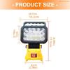 K1AE High Brightness 15 LED Flood Light With USB Port For Power Tool And Mobile Devices