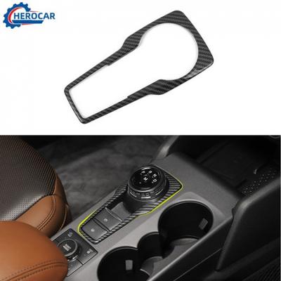 Gear Shift Panel Decoration Cover Trim For Ford Bronco Sport 21+Carbon Fiber ABS