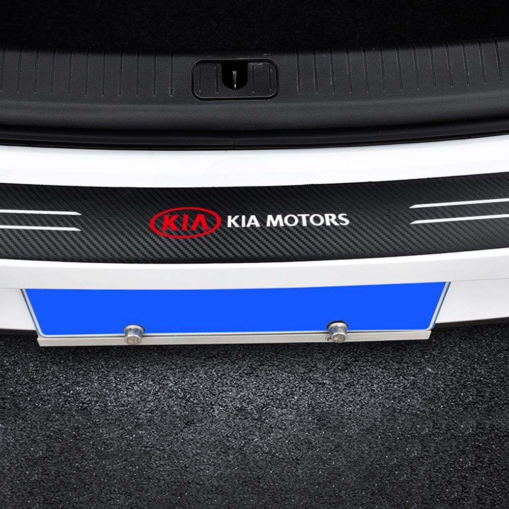 AABIV1 Car Accessories Car Rear Bumper Trunk Scuff Protective Sticker for Kia Sportage 3 Rio K2 Ceed Carnival Picanto Soul EV6 Niro