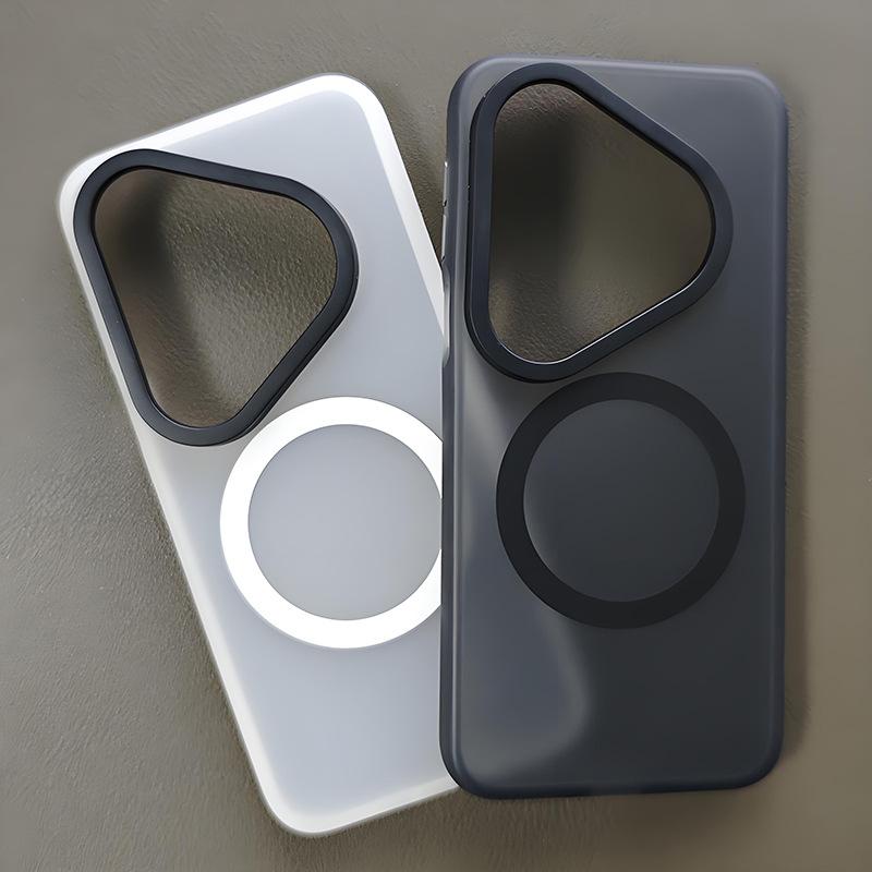 For Huawei Pura 80 Ultra Pro Case Magsafe Slim Matte Black Translucent Frosted Lightweight Baby Skin Touch Phone Case Cover