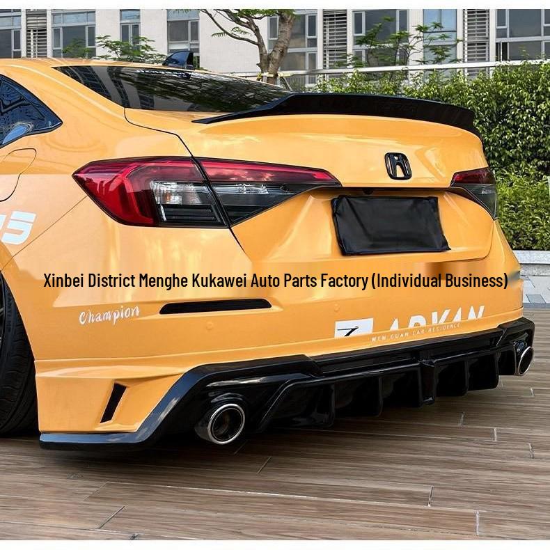 2022-2024 Civic 11th Gen Large Black Rear Spoiler