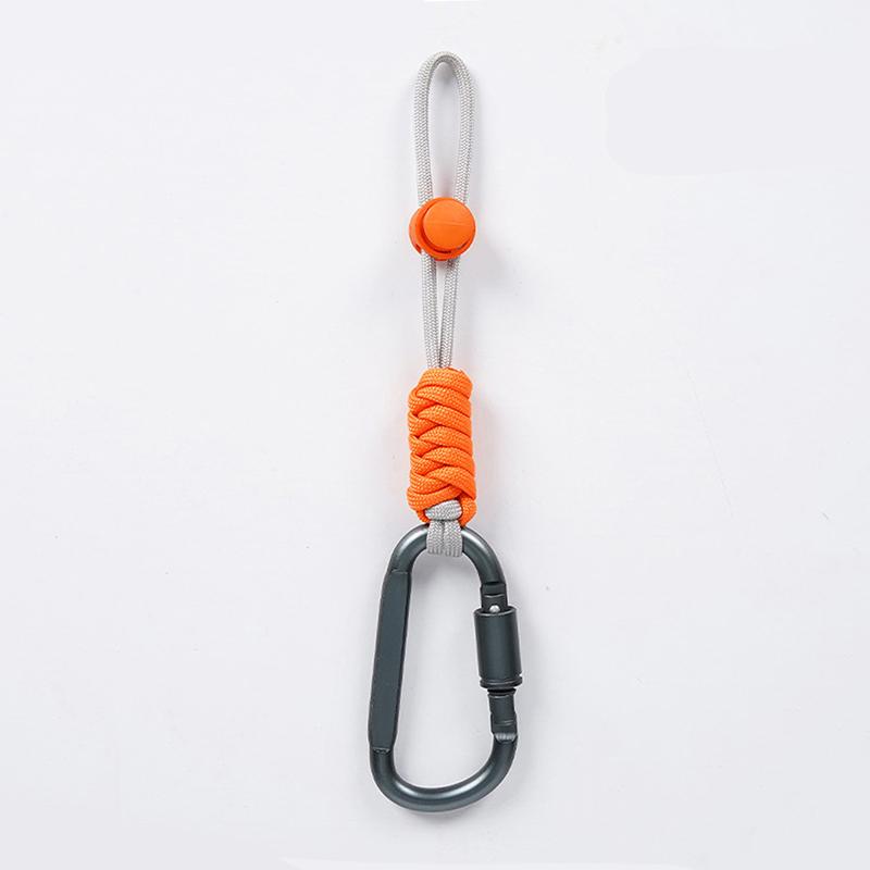 Paracord Water Bottle Hook 1 Carabiner Heavy Duty Clip Portable Multi-functional Tool for Sports Travel