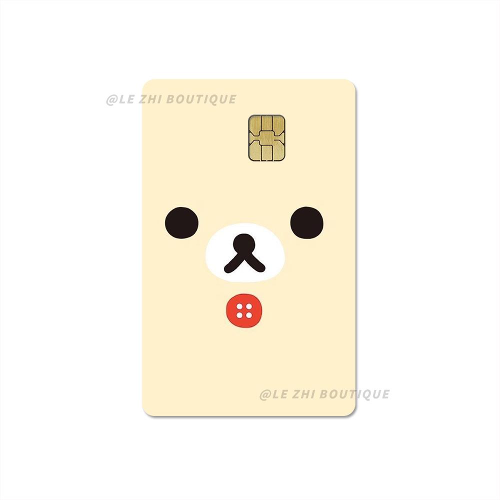 

Япония Аниме Милый Мультяшный Медведь Наклейка на Кредитную Дебетовую Карту Каваи Проездной Билет Сделай Сам Водонепроницаемая Наклейка Пленка для Маленького Чипа Украшение 1Pc