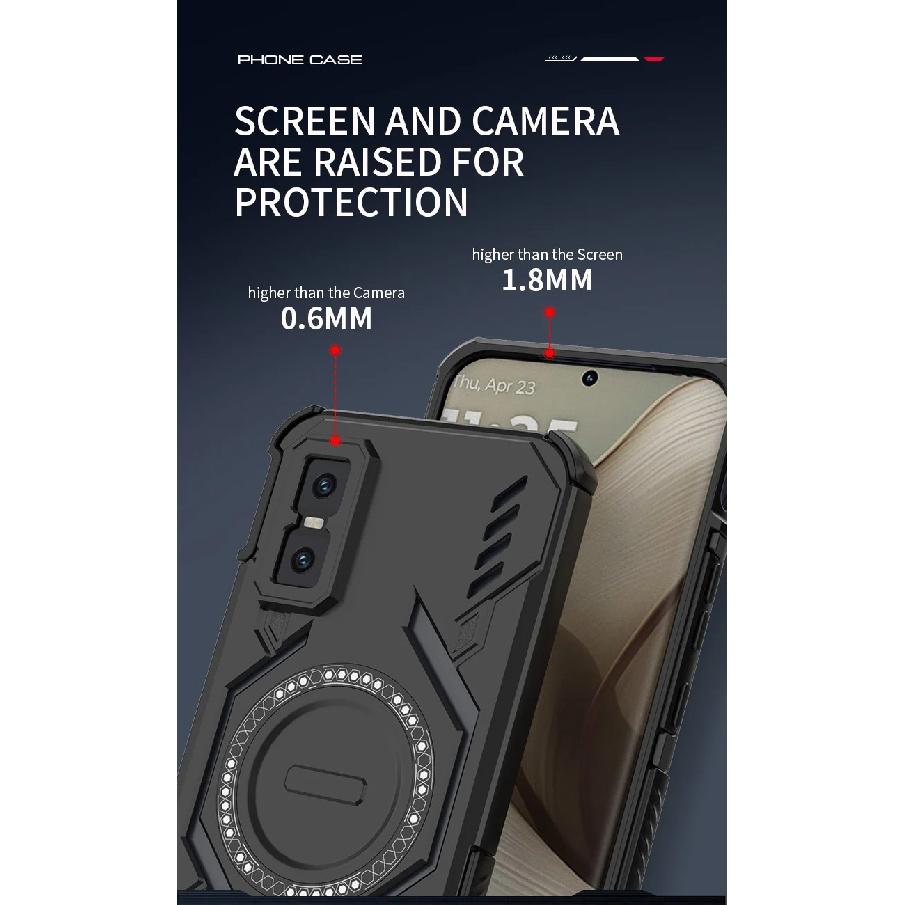 Magnetic Phone Case For Infinix GT 30 PRO 5G Hot 50 Pro 4G note 50S 60 Heat Dissipation Shockproof Non-Slip Protection Cover