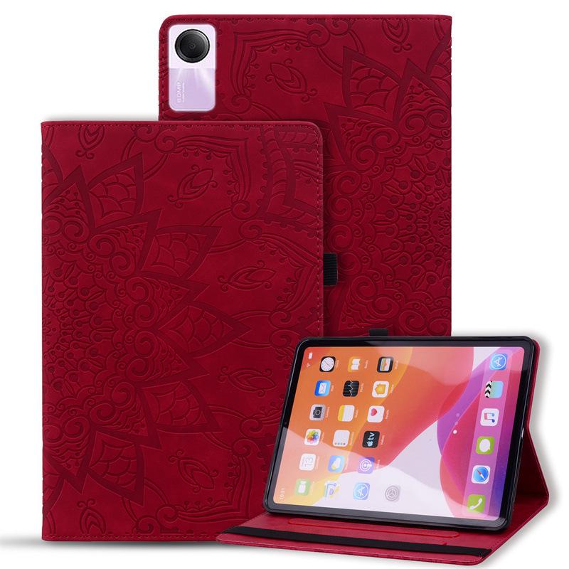 Redmi Pad SE 11 İnç 2023 Kiraz Çiçeği Kedi Korumalı Kılıf