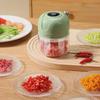 Mini Electric Garlic Pounder: Garlic Paste Maker, Stirrer, Meat Grinder & Peeler 