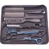 High-Quality Hair Styling Set: Hairdressing Scissors, Thinning Shears, and Razor for Bangs. Perfect Household Tools for Professional Results.